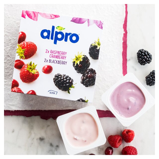 Alpro Raspberry-Cranberry & Blackberry Yoghurt Alternative thumbnail 3