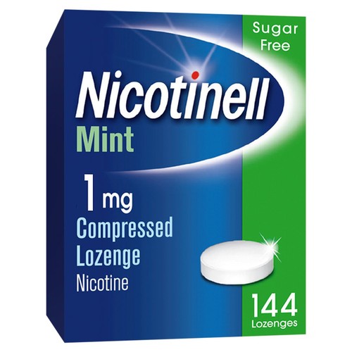 Nicotinell Nicotine Lozenge Stop Smoking Sugar Free Mint 1mg