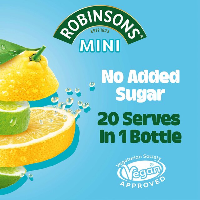 Robinsons Mini Lemon & Lime No Added Sugar thumbnail 3