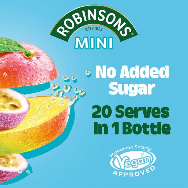 Robinsons Mini Passion Fruit & Mango No Added Sugar thumbnail 4