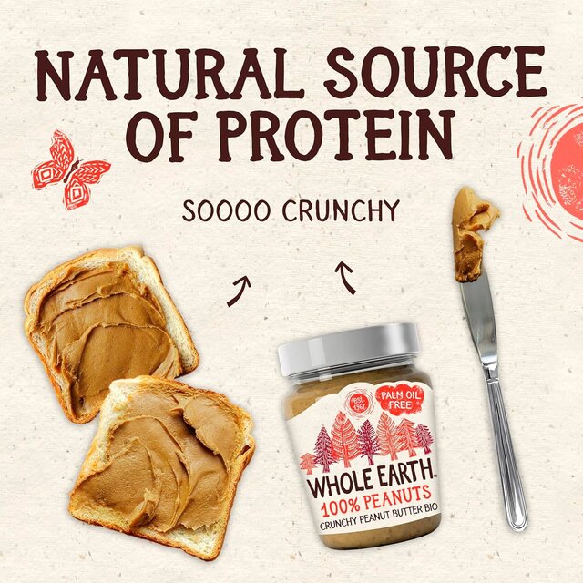 Whole Earth Organic Crunchy Palm Oil Free Peanut Butter thumbnail 5