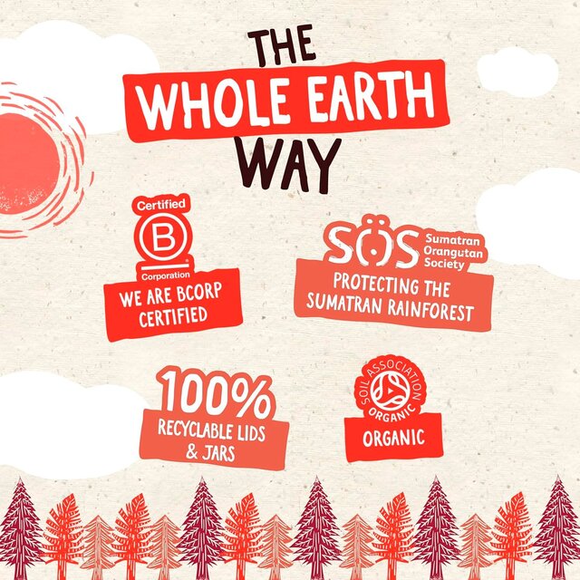 Whole Earth Organic Crunchy Palm Oil Free Peanut Butter thumbnail 8