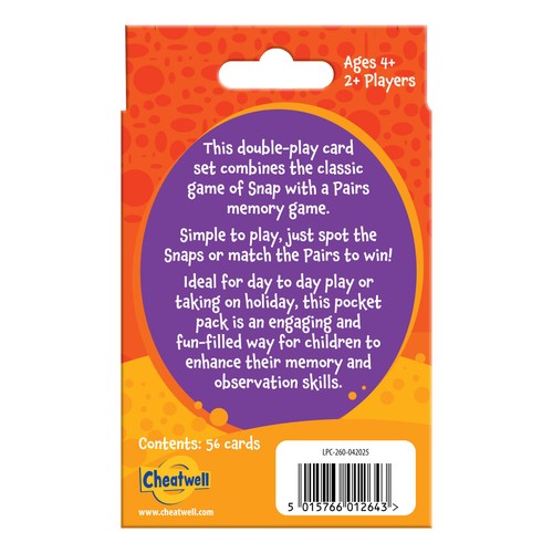 Dinosaur Snap & Pairs Card Game, 4yrs+ thumbnail 2