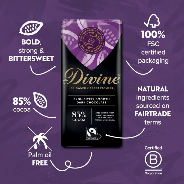 Divine 85% Dark Chocolate thumbnail 3