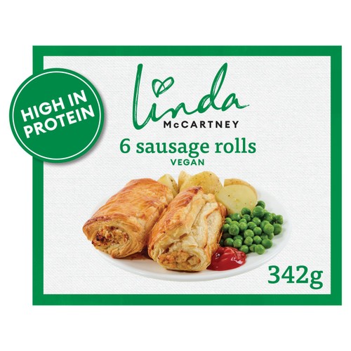 Linda McCartney's 6 Vegetarian Sausage Rolls