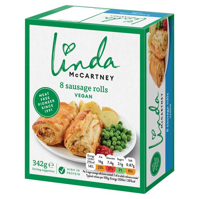 Linda McCartney's 6 Vegetarian Sausage Rolls thumbnail 2