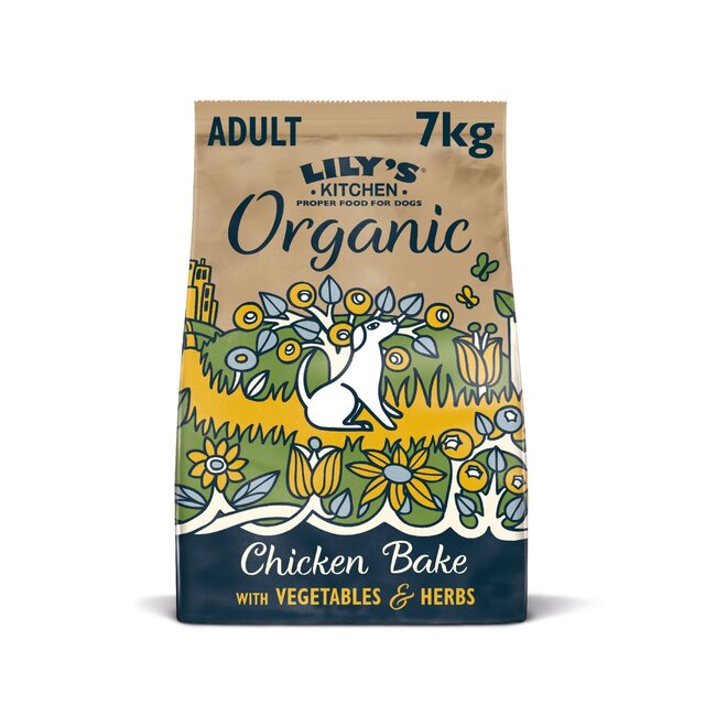 Lily's Kitchen Dog Organic Chicken Bake Adult Dry Food