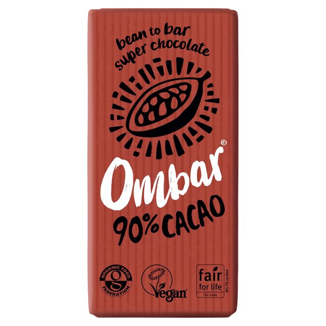 Ombar 90% Cacao Organic Vegan Fair Trade Dark Chocolate thumbnail 2