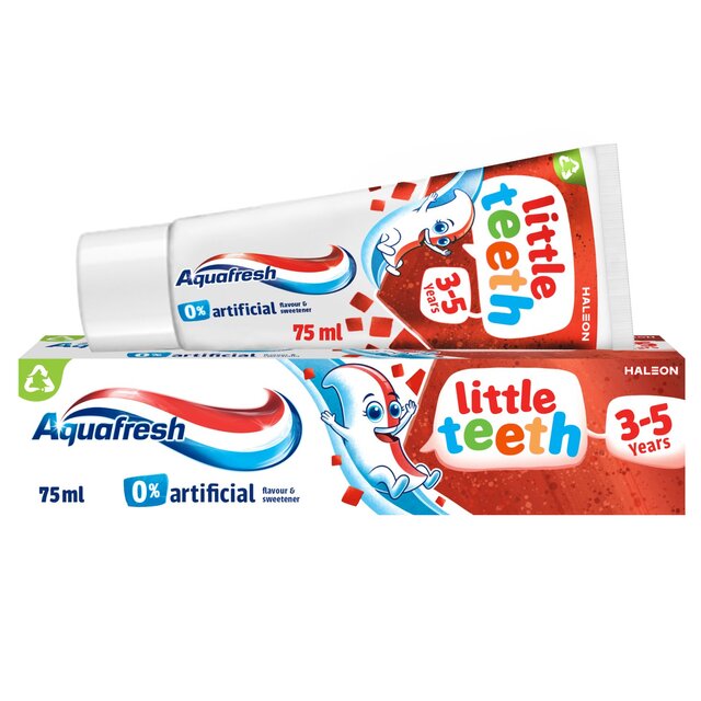 Aquafresh Kids Toothpaste Little Teeth Age 3-5 thumbnail 9