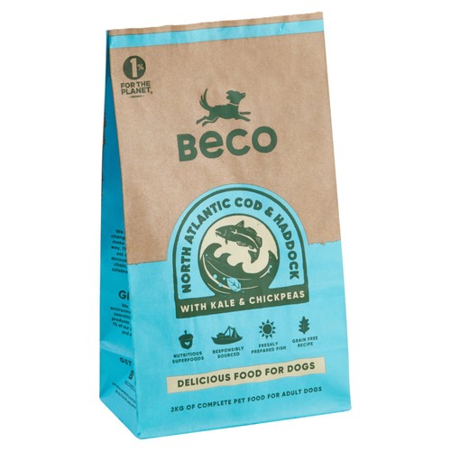 Beco Pets Eco Conscious Cod & Haddock Dry Dog Food thumbnail 2