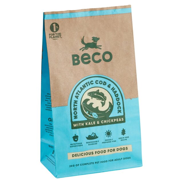 Beco Pets Eco Conscious MSC Cod & Haddock Dry Dog Food thumbnail 2