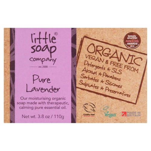 Little Soap Company Organic Bar Soap Lavender