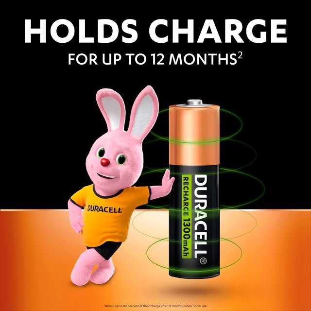 Duracell Recharge Plus AA Rechargeable Batteries thumbnail 6