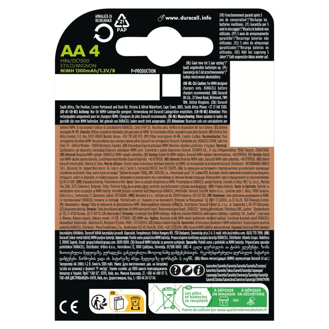 Duracell Recharge Plus AA Rechargeable Batteries thumbnail 8