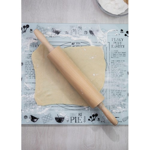 Kitchen Craft Revolving Rolling Pin, Beech  44cm thumbnail 2