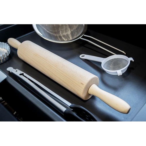 Kitchen Craft Revolving Rolling Pin, Beech  44cm thumbnail 5