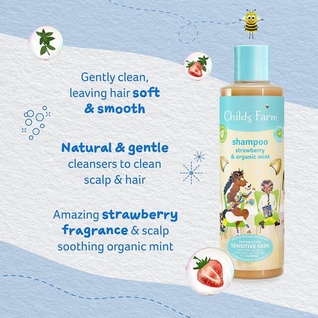 Childs Farm Kids Strawberry & Organic Mint Shampoo thumbnail 4