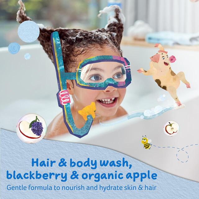Childs Farm Kids Blackberry & Organic Apple Hair & Body Wash thumbnail 2