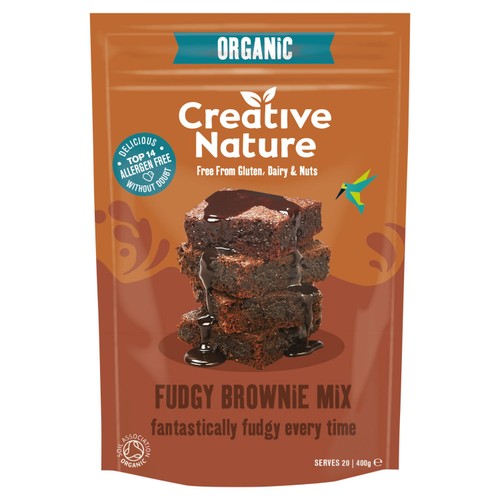 Creative Nature Organic Gluten Free Chia Cacao Brownie Mix