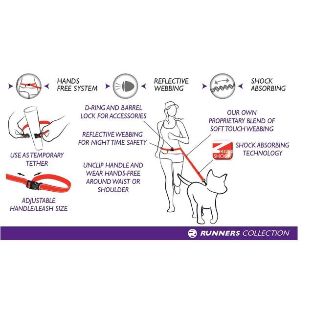 EzyDog Road Runner Red Dog Lead 2.1m thumbnail 2