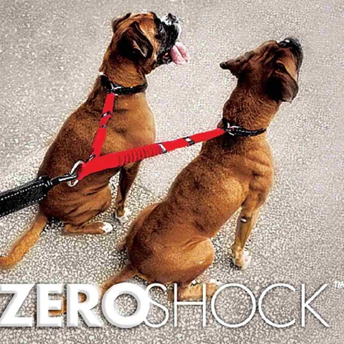 EzyDog Zero Shock Coupler Red Dog Lead Attachment 24" thumbnail 2