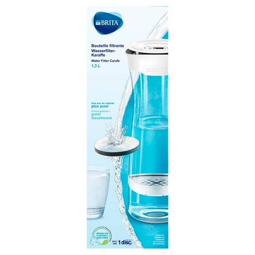BRITA Water Filter Carafe White (1.3L)
