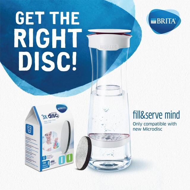 BRITA Water Filter Carafe White (1.3L) thumbnail 2