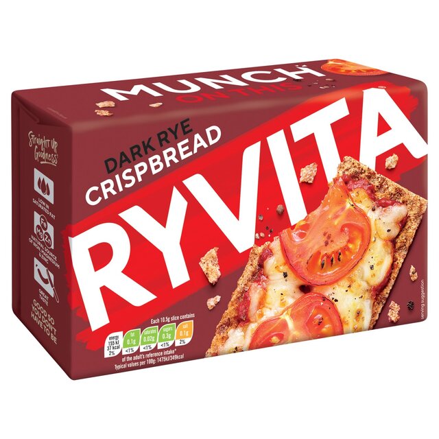 Ryvita Crispbread Dark Rye Crackers thumbnail 3