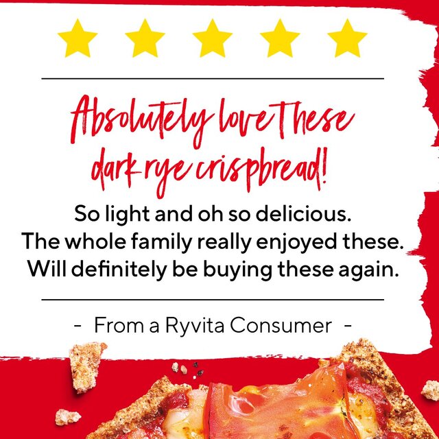 Ryvita Crispbread Dark Rye Crackers thumbnail 4