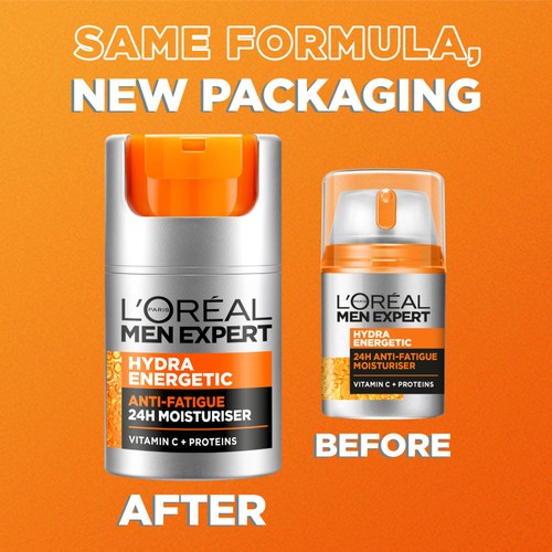L'Oreal Men Expert Hydra Energetic Anti-Fatigue Moisturiser thumbnail 4