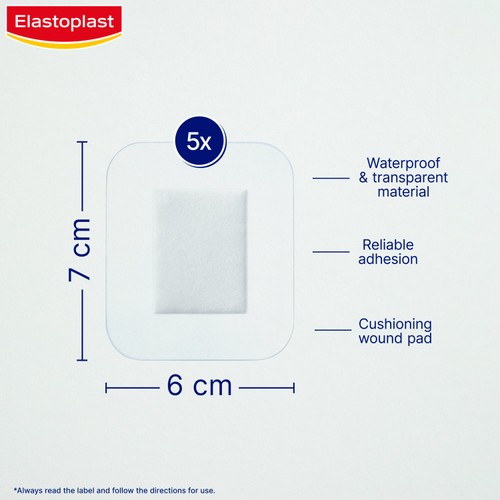 Elastoplast Waterproof Wound Pad Dressing XL thumbnail 3