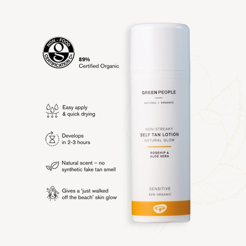 Green People Organic Self Tan Lotion Organic, Vegan thumbnail 4