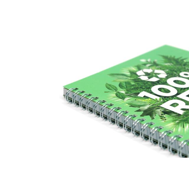 Silvine A5 Twin Wire Recycled Notebook thumbnail 4