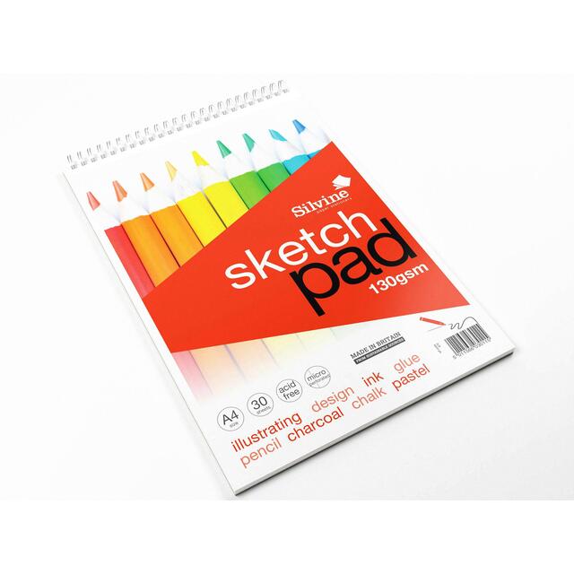 Silvine A4+ Twin Wire Sketch Pad thumbnail 2