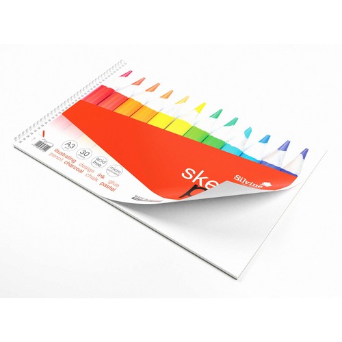 Silvine A3+ Twin Wire Sketch Pad thumbnail 3