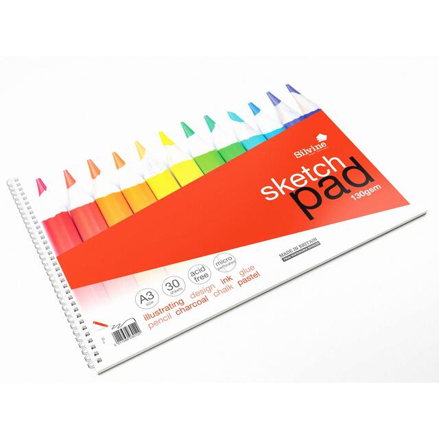 Silvine A3+ Twin Wire Sketch Pad thumbnail 2