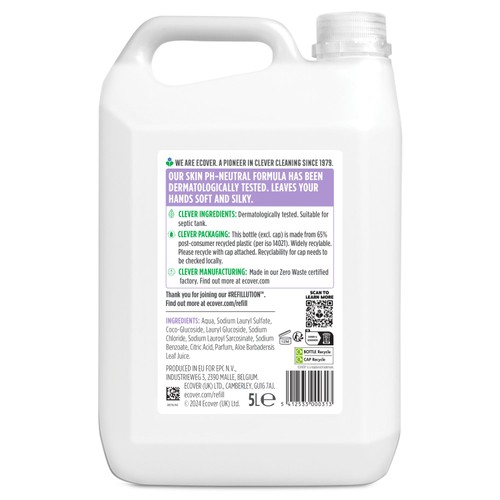 Ecover Liquid Soap Lavender & Aloe Vera Refill thumbnail 2