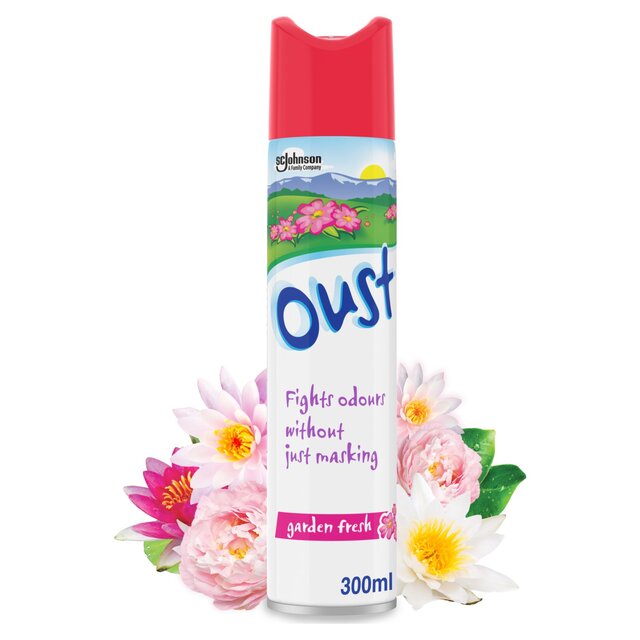 Oust Odour Eliminator Aerosol Garden Fresh Air Freshener