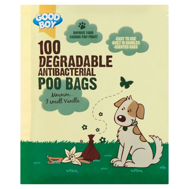 Good Boy Antibacterial Degradable Dog Poo Bags