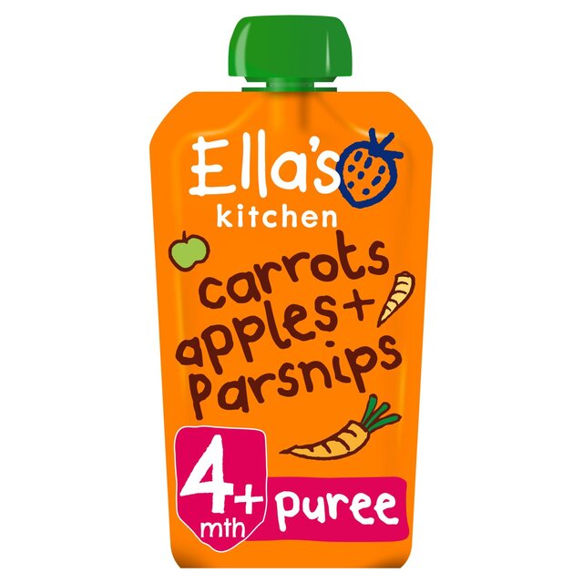 Ella's Kitchen Apples, Carrots & Parsnips Baby Food Pouch 4+ Months