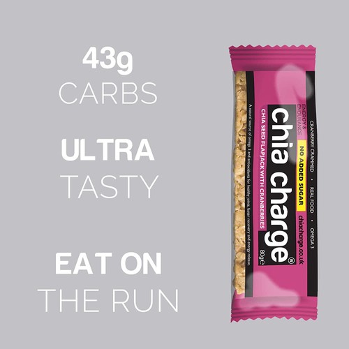 Chia Charge Cranberries Chia Seed Flapjack - no added sugar  thumbnail 5