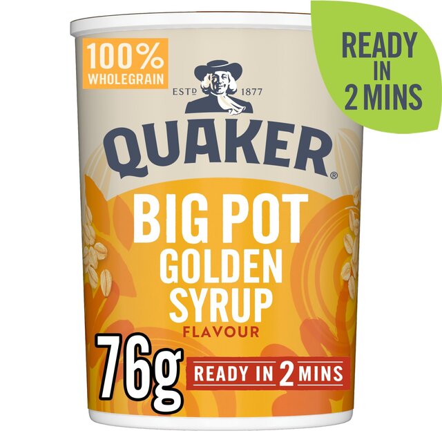 Quaker Oat So Simple Golden Syrup Porridge Cereal Big Pot