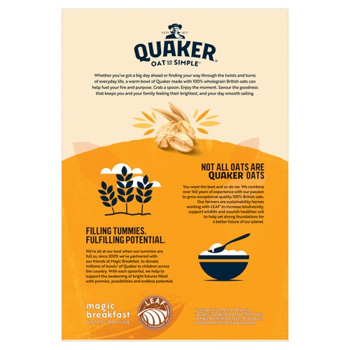 Quaker Oat So Simple Family Pack Golden Syrup Porridge Sachets Cereal thumbnail 3