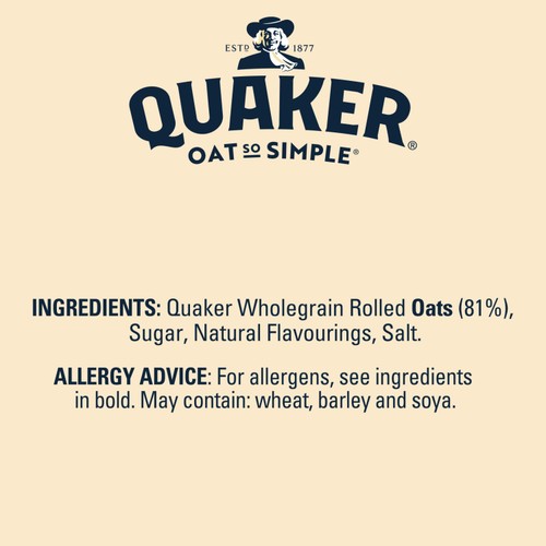 Quaker Oat So Simple Family Pack Golden Syrup Porridge Sachets Cereal thumbnail 7