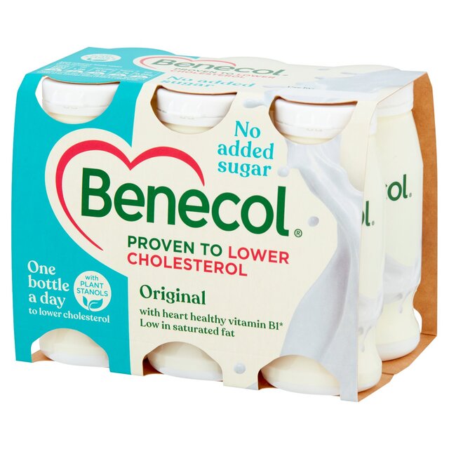 Benecol Cholesterol Lowering Original Yoghurt Drink No Added Sugar thumbnail 3