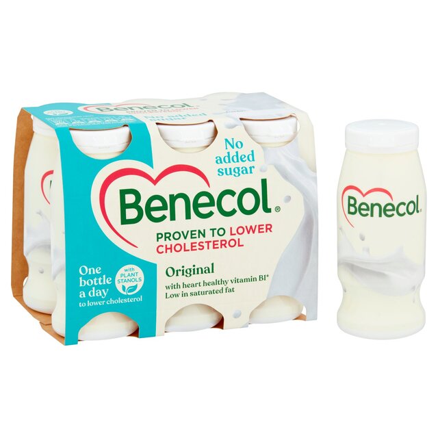 Benecol Cholesterol Lowering Original Yoghurt Drink No Added Sugar thumbnail 4
