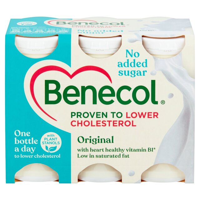 Benecol Cholesterol Lowering Original Yoghurt Drink No Added Sugar thumbnail 5