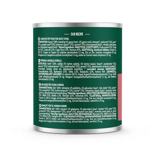 Natures Menu Country Hunter Pheasant & Goose Wet Dog Food Cans thumbnail 3