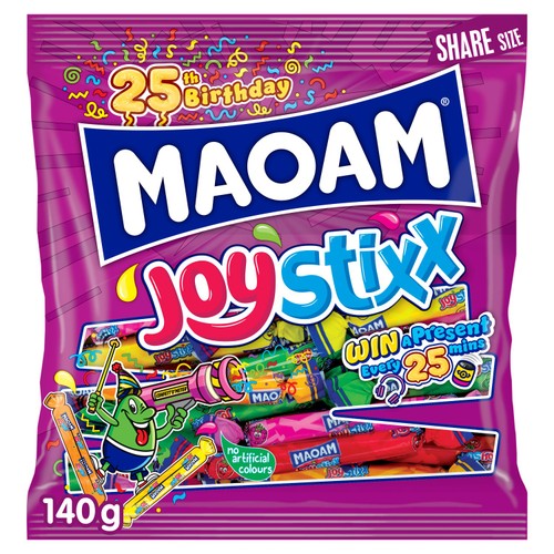 Maoam Joystixx Chewy Wrapped Sweets Sharing Bag