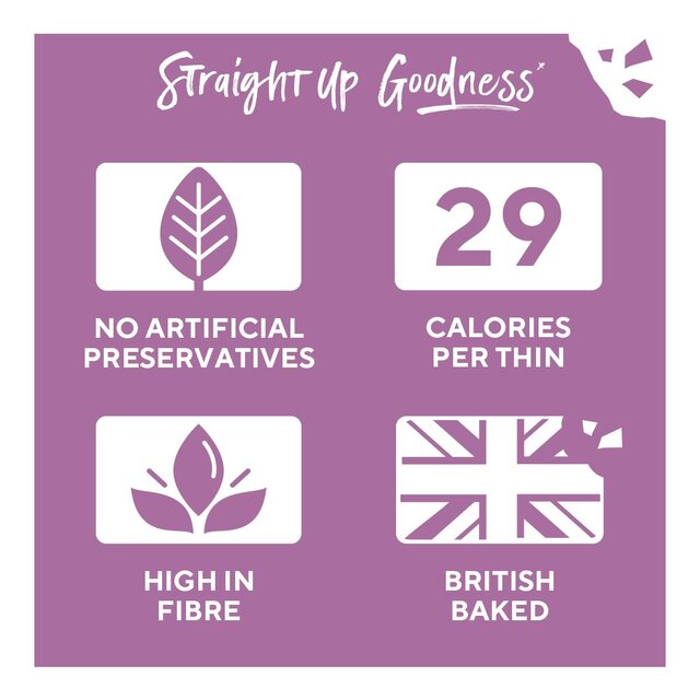 Ryvita Thins Caramelised Onion Flatbread Crackers thumbnail 7